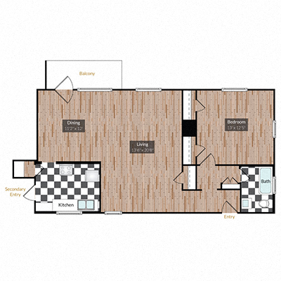 1001 E. Bayaud Ave. Studio-2 Beds Apartment for Rent - Photo Gallery 16